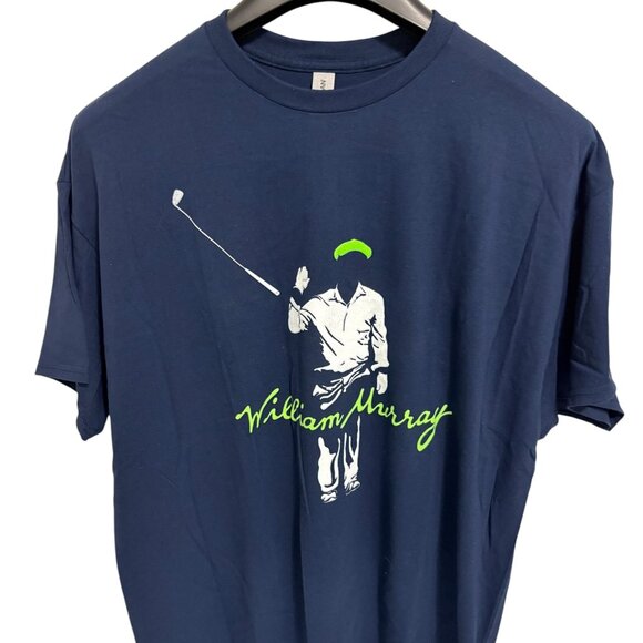 William Murray T Shirt Mens Size XXL Blue Short Sleeves Golf NWOT - Picture 1 of 5